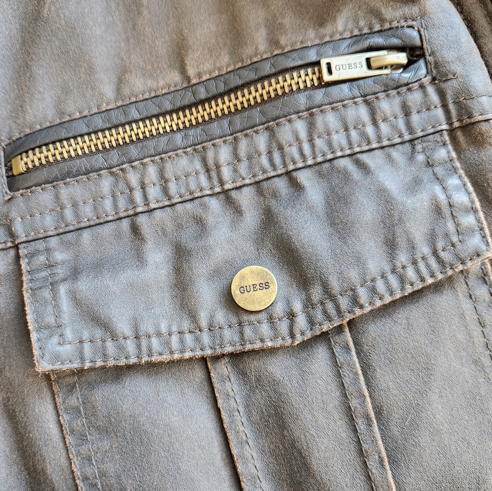 Guess Men's Sherpa Lined Jacket - Picture 5 of 7